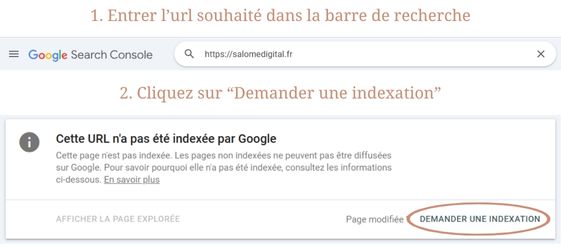 Explication étape par étape : comment demander une indexation d'une page sur Google Search Console
