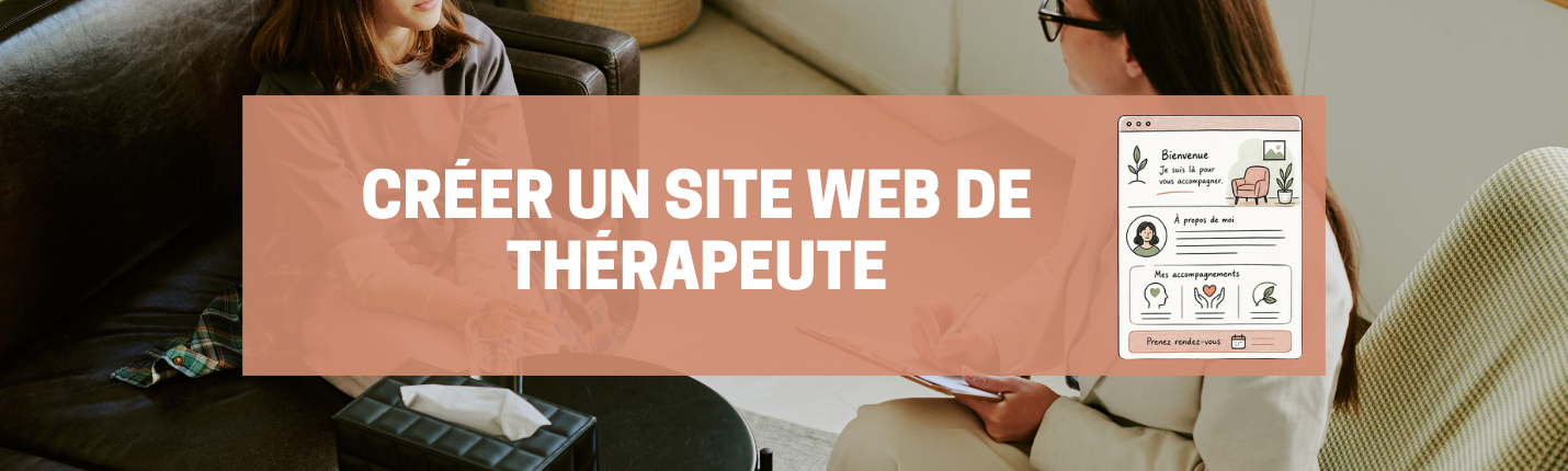 banniere blog : créer un site thérapeute